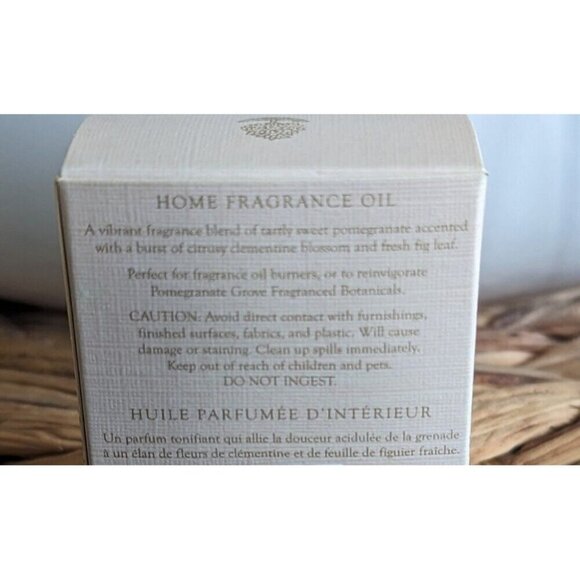 Crabtree & Evelyn POMEGRANATE GROVE Home Fragrance Oil .34 Fl oz 10mL New In Box - Picture 4 of 6